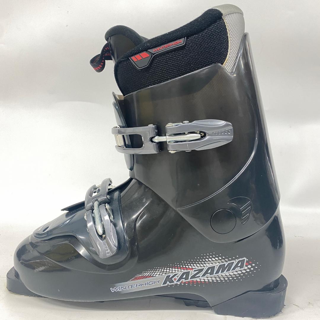 C1015A KAZAMA スキーブーツ 28㎝ ブラック 黒色 ケース付き