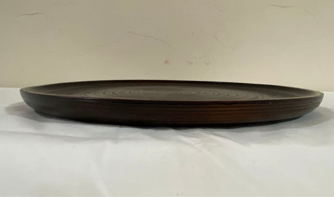 山中塗り　丸盆5枚