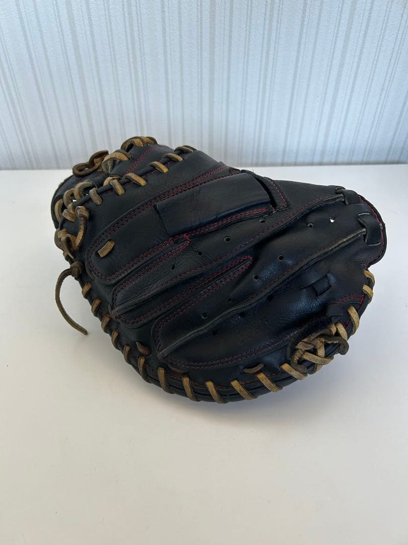 少年野球 久保田スラッガーキャッチャーミッド軟式グローブ 黒 右投げ用