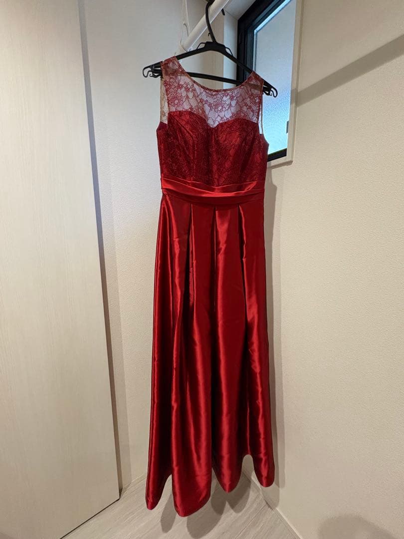 AIMER ステージドレス　赤　ロング