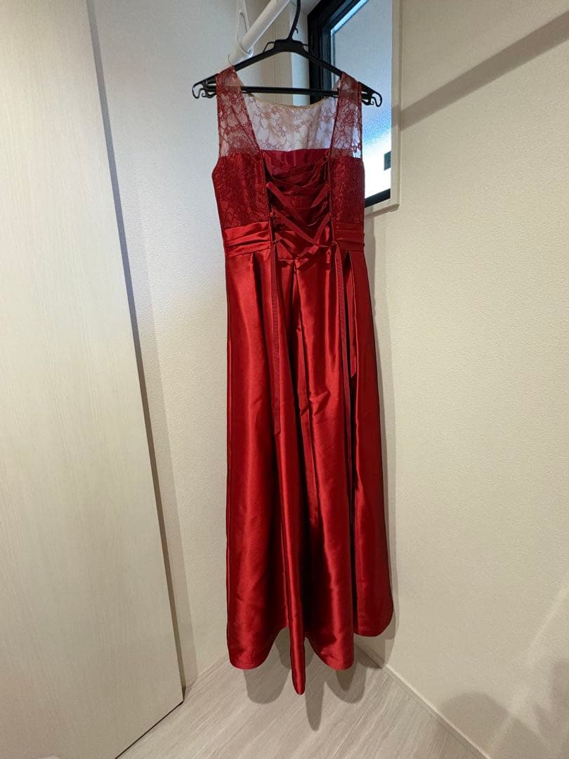 AIMER ステージドレス　赤　ロング