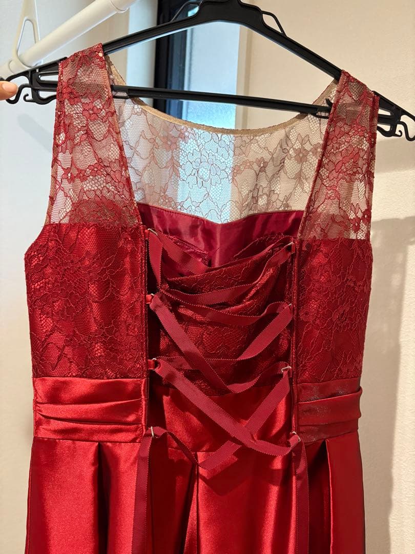 AIMER ステージドレス　赤　ロング