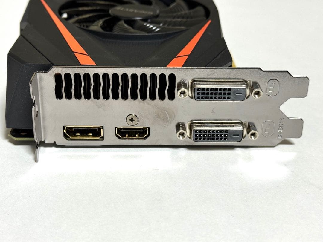 GIGABYTE Geforce GTX 1060 6GBショートサイズ 動作品