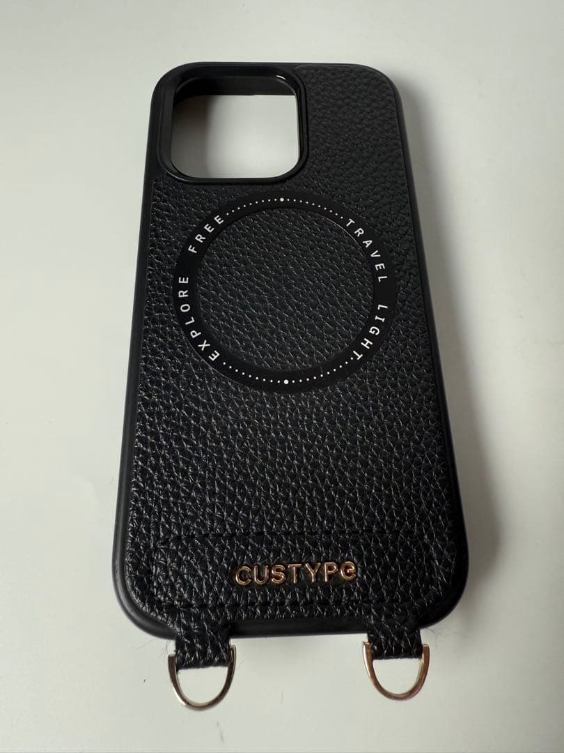 【最終価格】CUSTYPE iPhone16Proカバー ハート型ポーチ