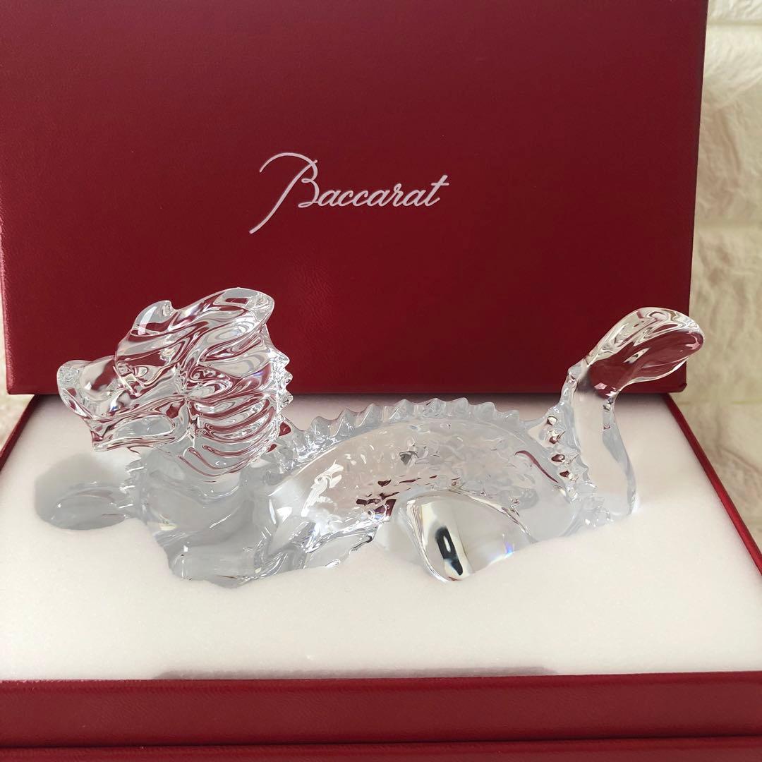 まめ様商談中❣️バカラ baccarat 龍 ドラゴン オブジェ 置物 箱説明書
