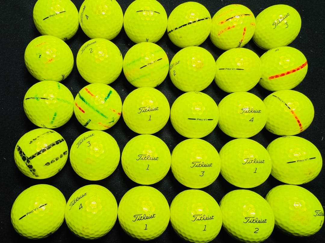 最新 タイトリスト PRO V1 2025年モデル 30個　　イエロー
