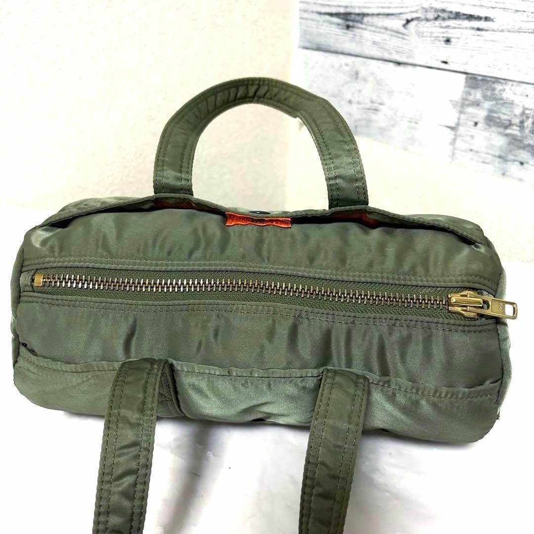 極美品✨ポータータンカー ダッフル ミニボストンバッグS セージ 吉田カバン