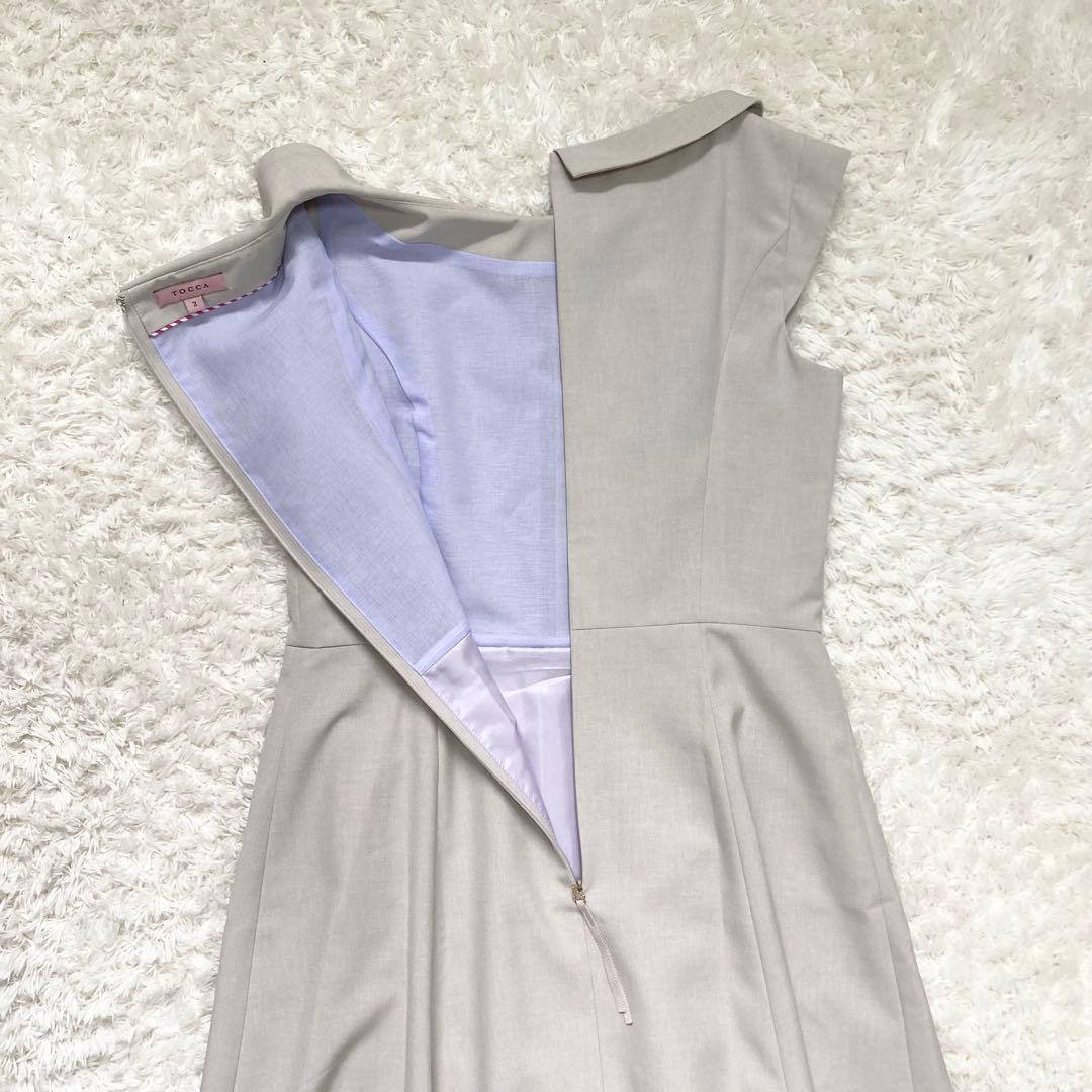 24SS✨️TOCCA トッカ SUMMER ENTRANCE 襟付きドレス