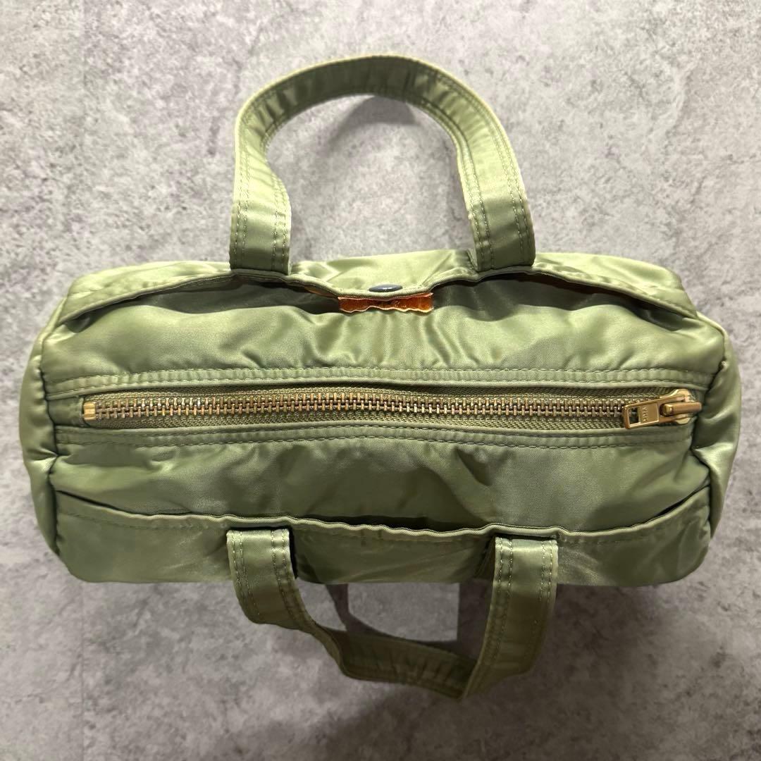 【廃盤品】PORTER TANKER mini Boston bag S カーキ