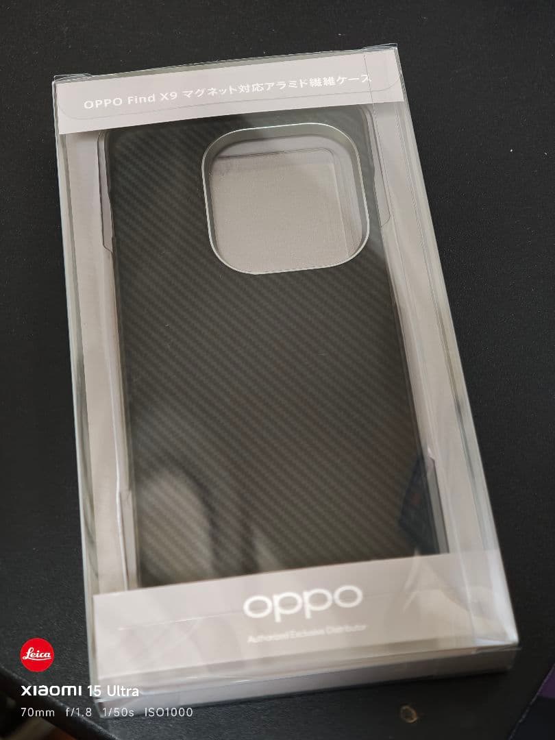 （純正アラミド繊維ケース）OPPO Find X9 512GB チタニウムグレー