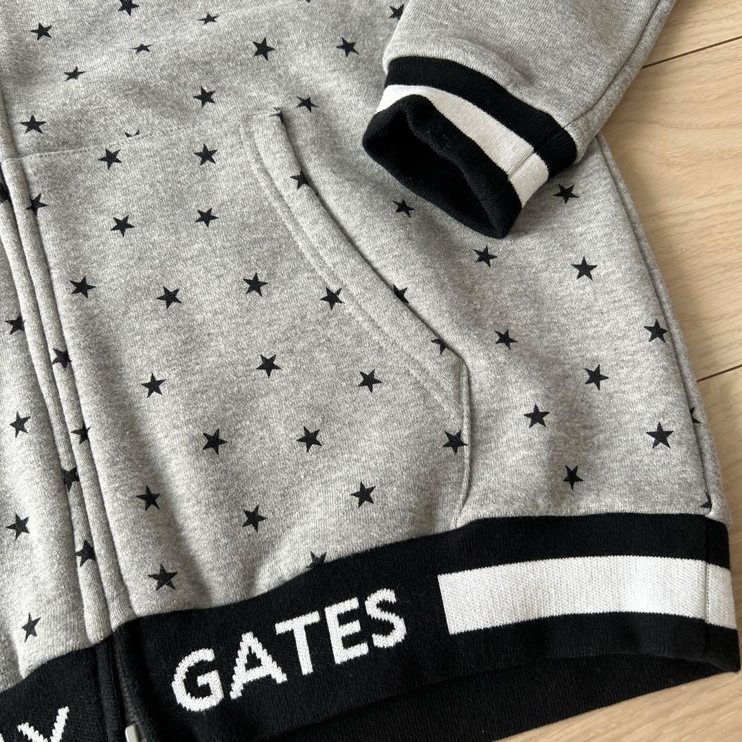 【未使用品】PEARLY GATES 星柄ジップアップパーカー※おまけスカート付