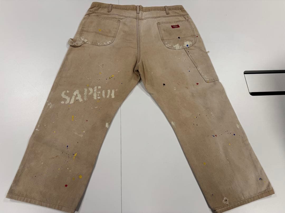 だいすけ　SAPEur リメイクペインターパンツ