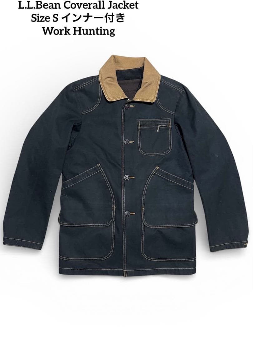 L.L.Bean カバーオール インナー付 コットン S