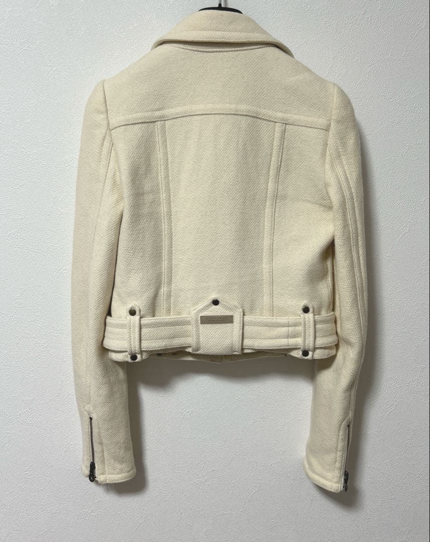 BURBERRY BLUE LABEL ライダースジャケット ウール