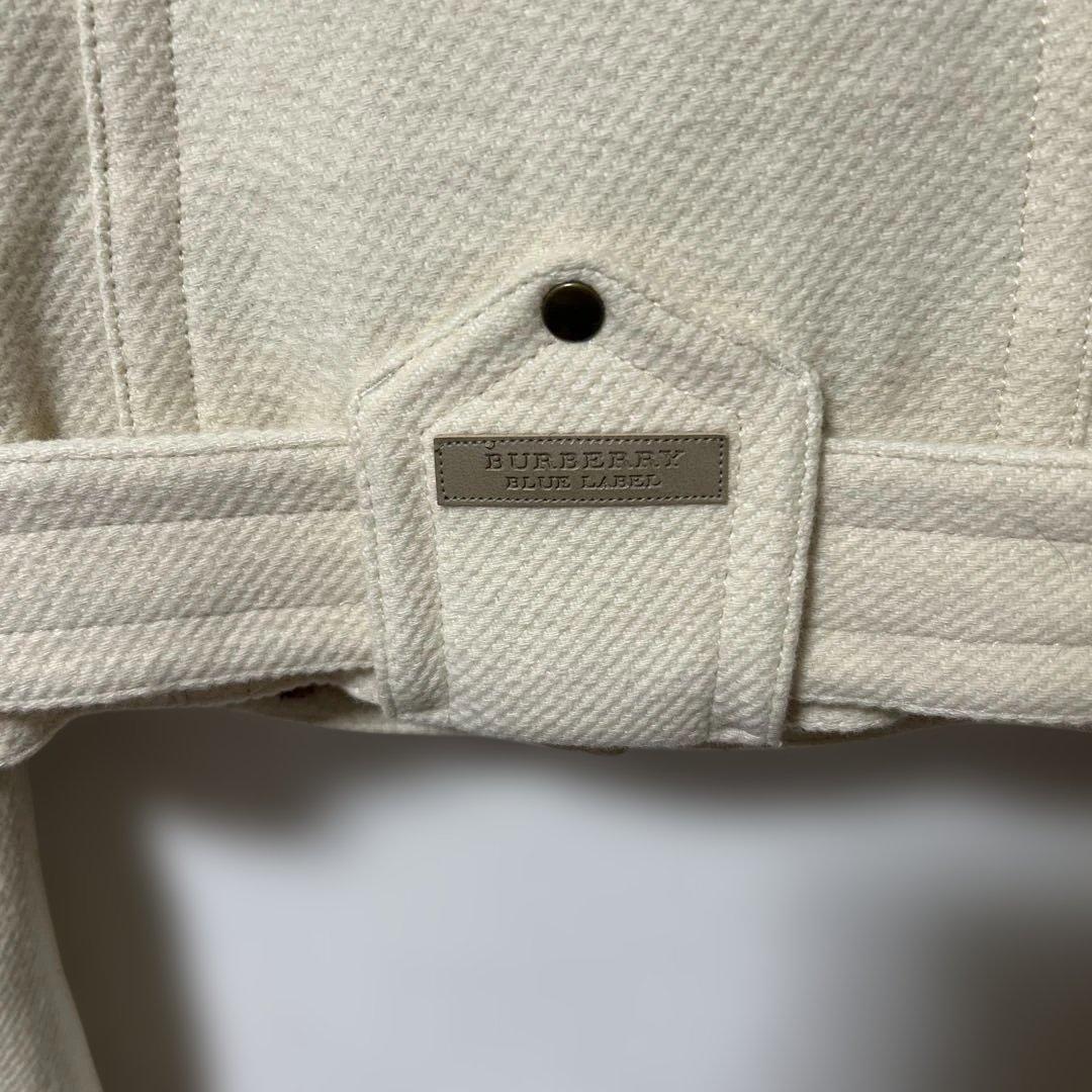 BURBERRY BLUE LABEL ライダースジャケット ウール
