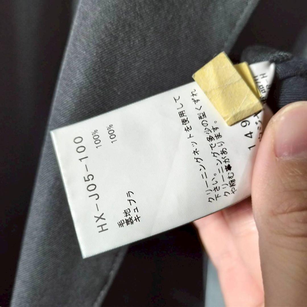 ヨウジヤマモトプールオム テーラードジャケット ウールギャバ100 2B 背抜き