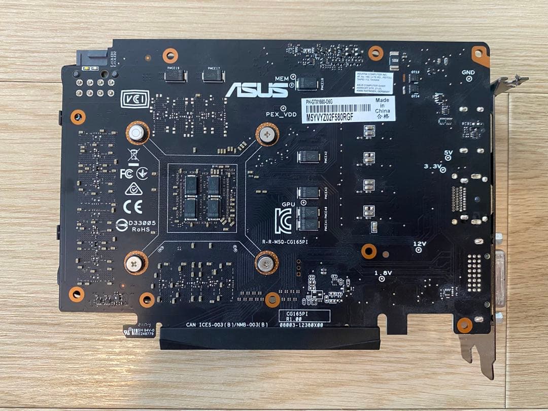 グラフィックボード・グラボ・ビデオカード ASUS Phoenix GeForce GTX 1660 OC 6GB