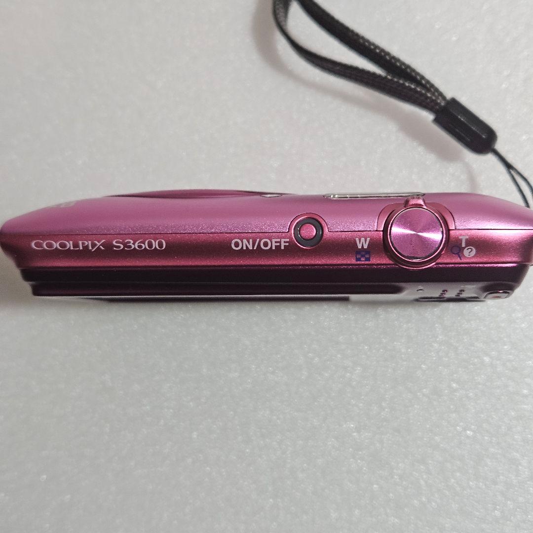 Nikon COOLPIX S3600 ピンク 動作確認済 8倍ズーム