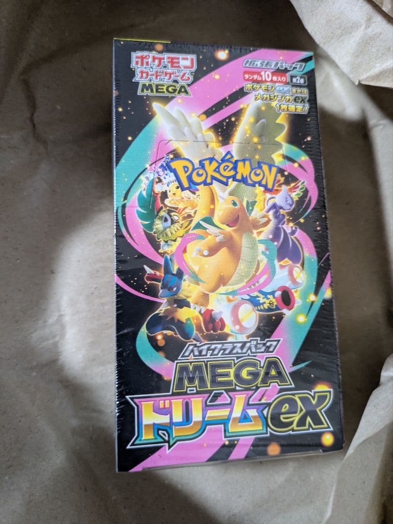 ポケモンカードゲーム MEGAドリームEX シュリンク付き BOX