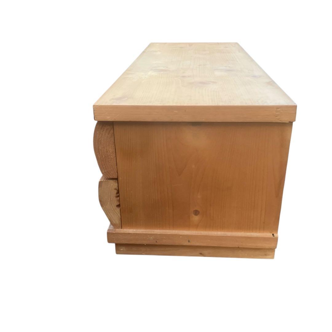 デンマーク産　北欧ヴィンテージ ２段 ローチェスト 北欧家具 サイドテーブル