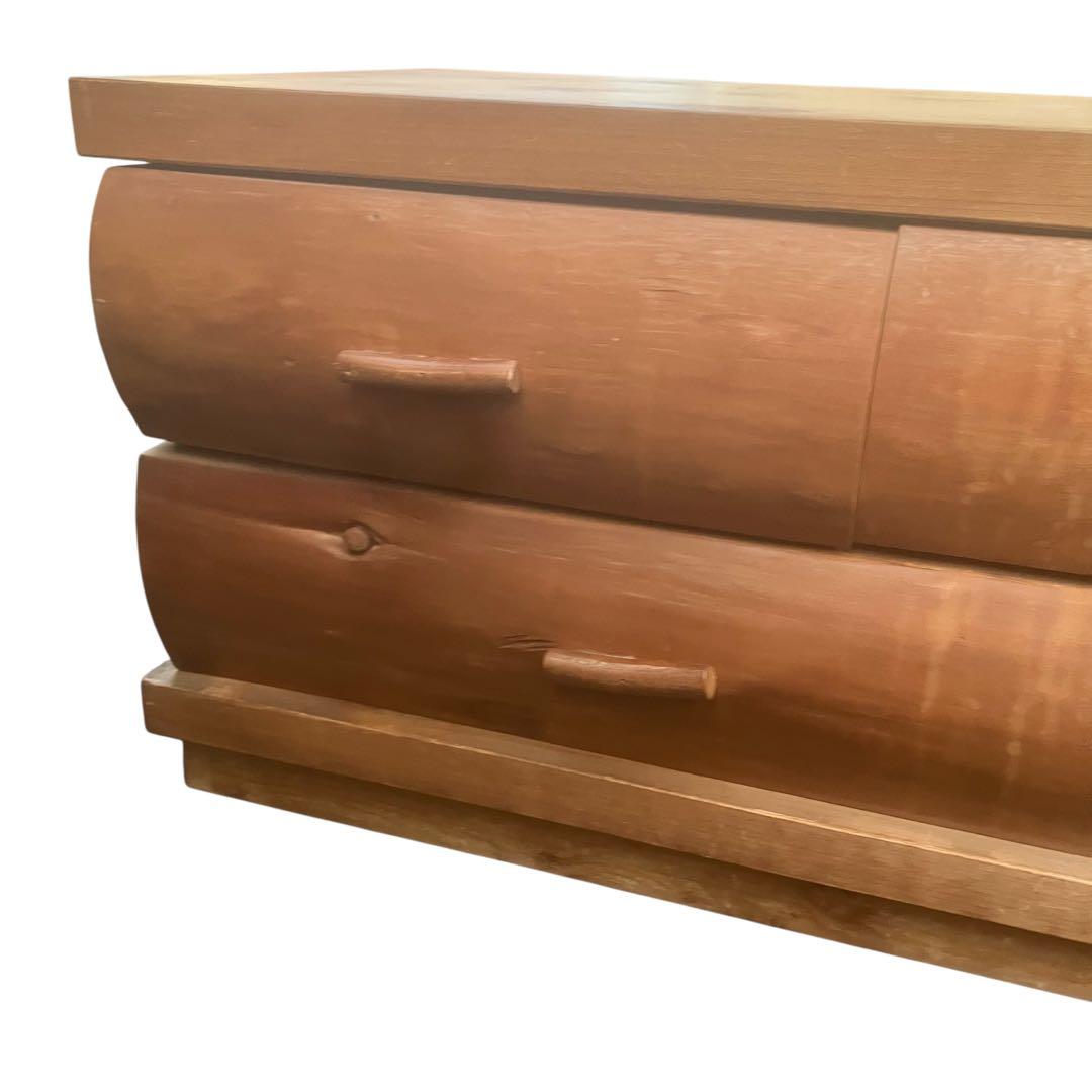 デンマーク産　北欧ヴィンテージ ２段 ローチェスト 北欧家具 サイドテーブル