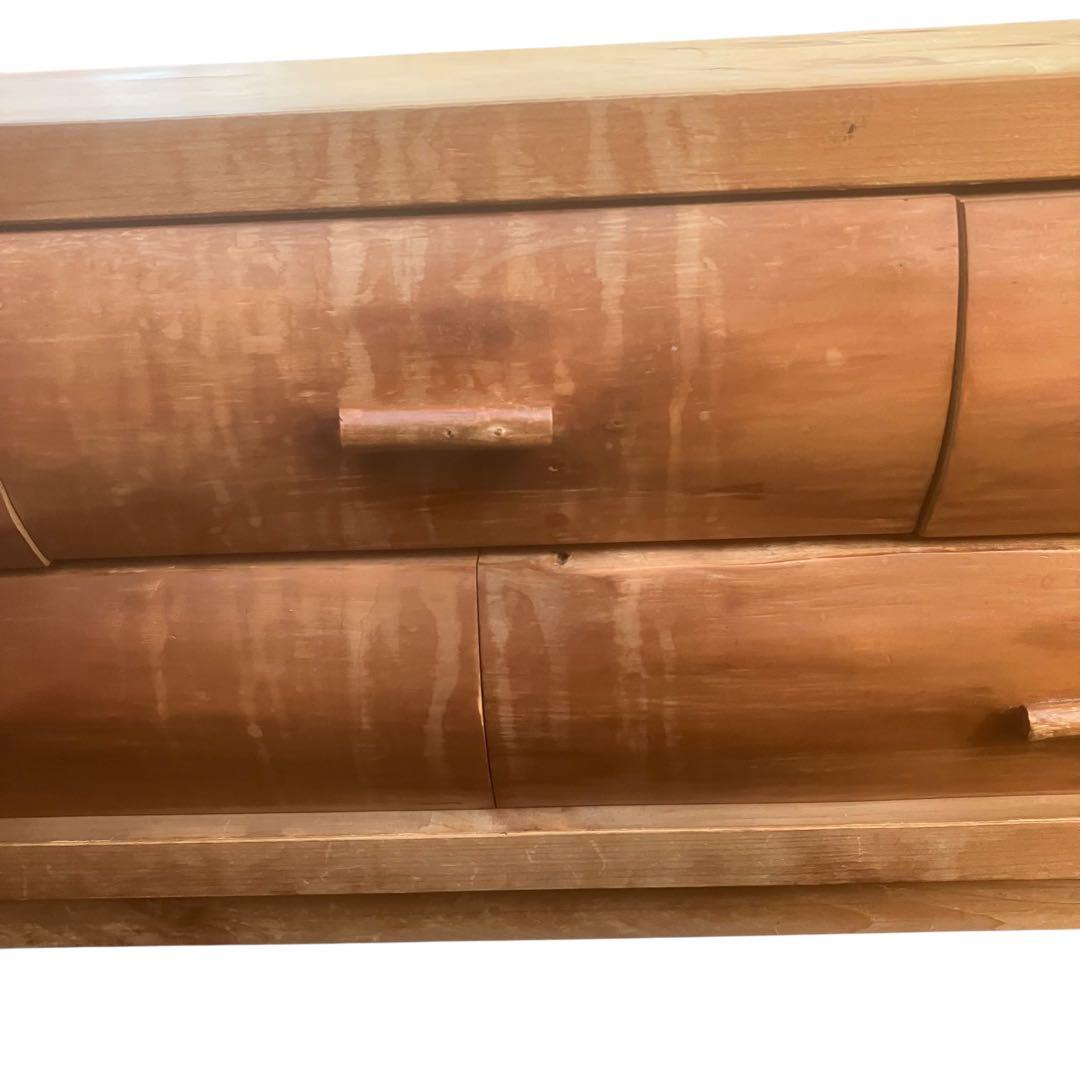 デンマーク産　北欧ヴィンテージ ２段 ローチェスト 北欧家具 サイドテーブル