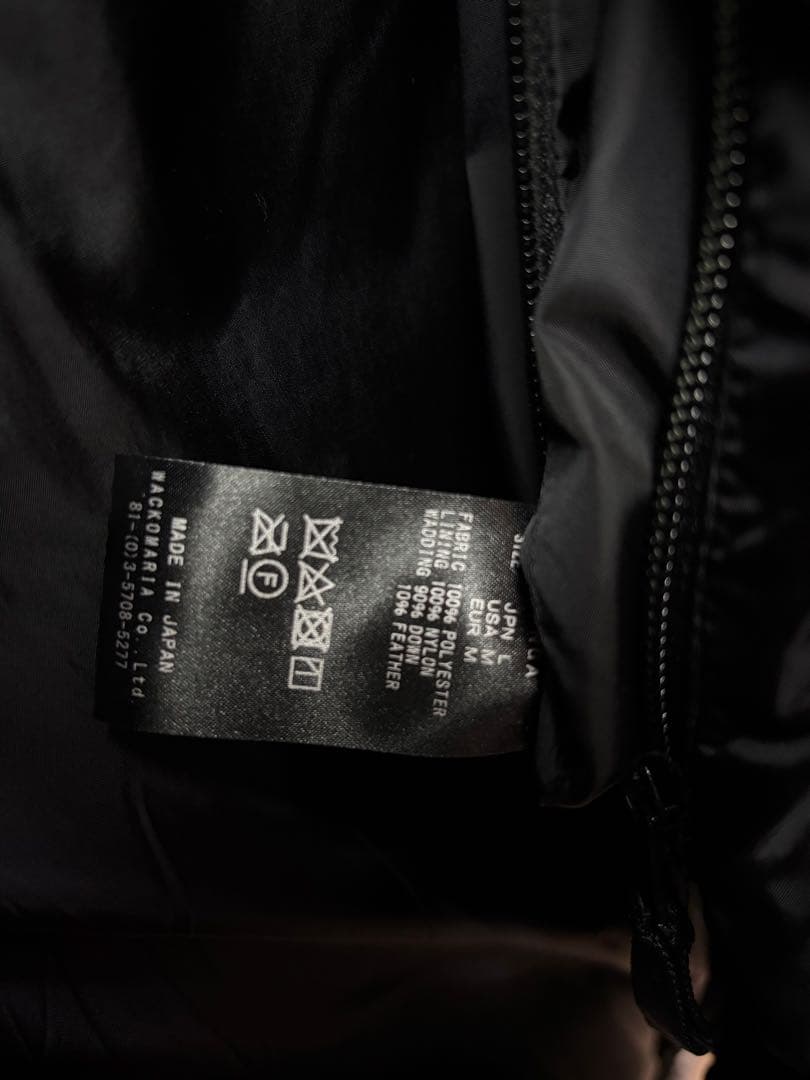 WACKOMARIA NANGA ファーダウンジャケット