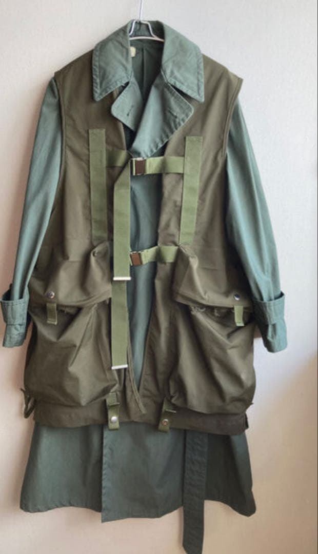 ALMOSTBLACK MILITARY BIG VEST オールモストブラック