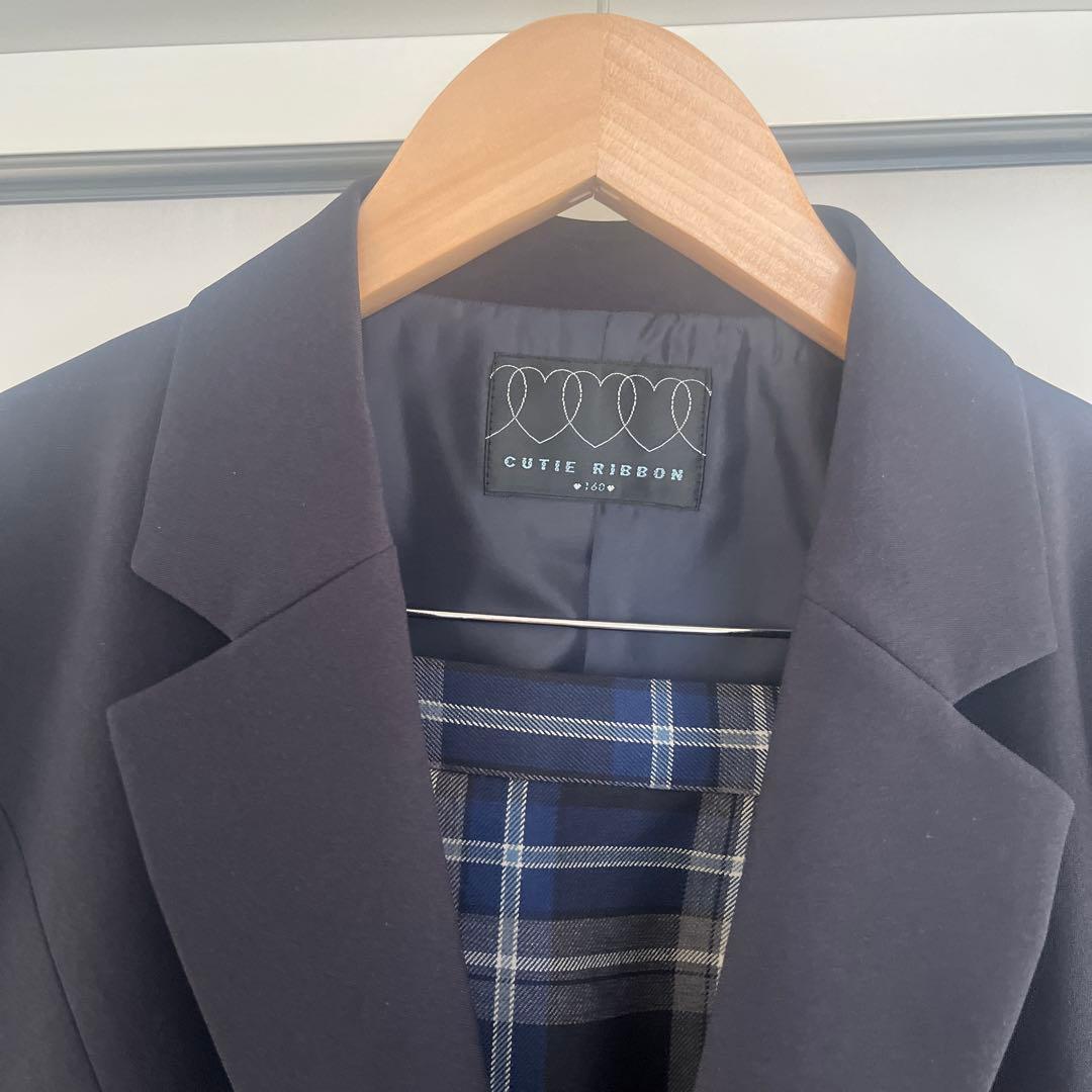 美品　CUTIE RIBBON セレモニースーツ5点セット160 ゆったりサイズ