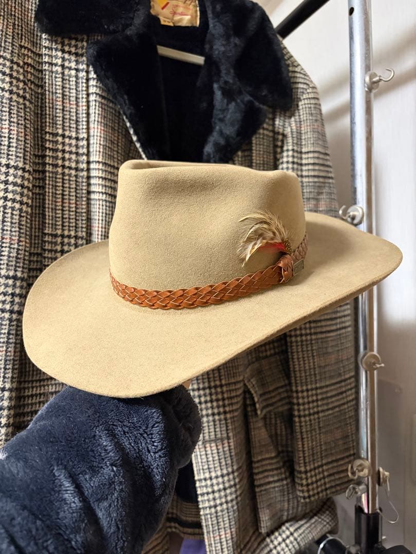 AKUBRA ウェスタンハット　アメカジ　カウボーイ　レトロハット