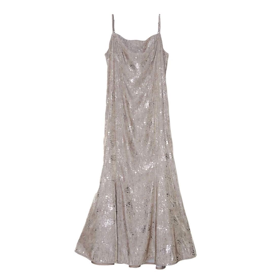 LEJA チュールフリルボレロペイントマーメイドワンピースドレス