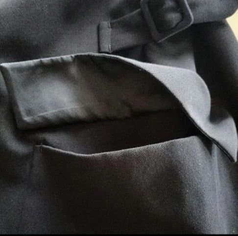 yohji yamamoto pour hommeウエストバックル調整ギャバジン