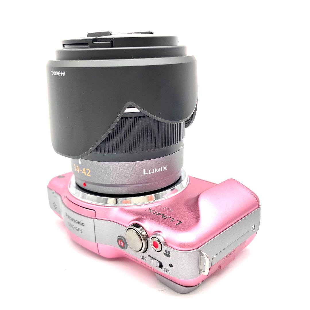 Panasonic DMC-GF3 ピンク　14-42mmレンズキット