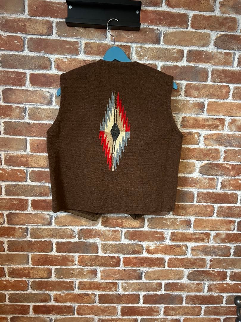 美品 JAPAN BLUE AE チマヨベスト オルテガ風　40 肉厚 アメカジ