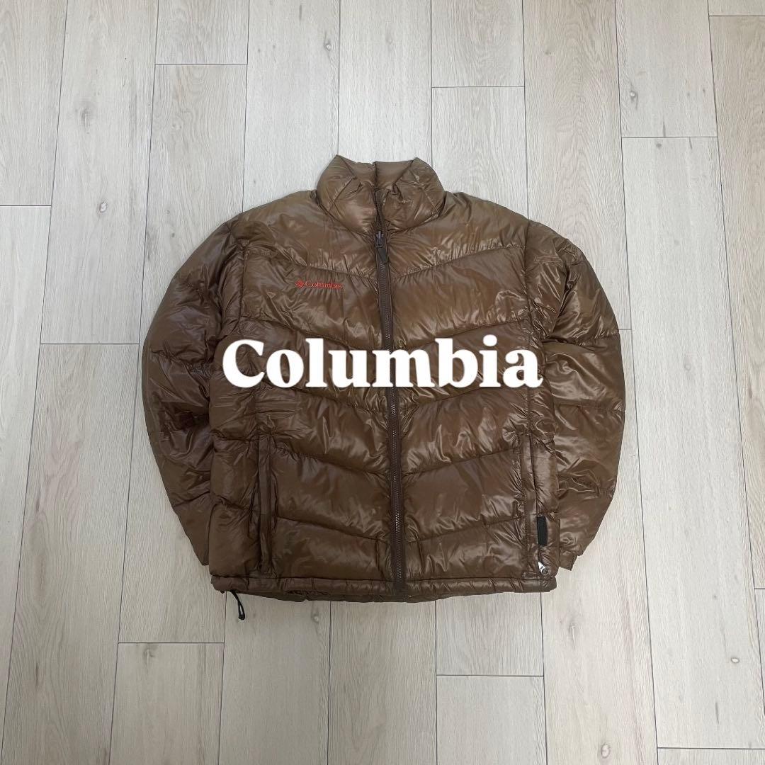 【大人気❗️】Columbia ブラウン ダウンジャケット　S