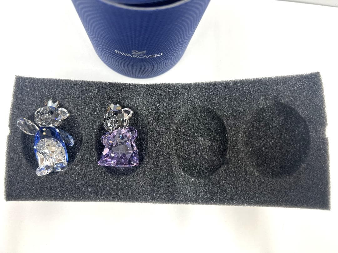 スワロフスキー クリスベア プリンス&プリンセス ケース箱付き