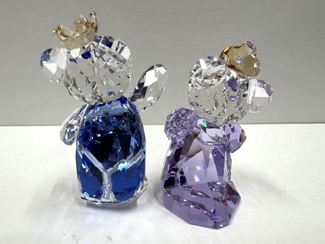 スワロフスキー クリスベア プリンス&プリンセス ケース箱付き