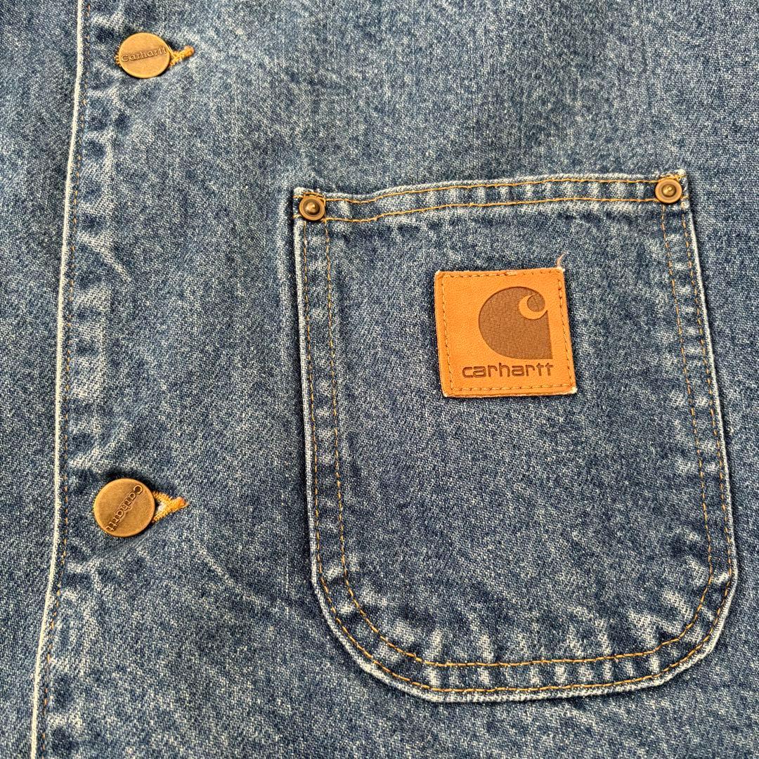 カーハート デニム カバーオール チョアコート XXL Props Store
