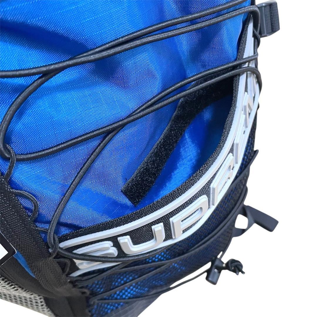 シュプリーム バックパック リュックサック 3D ロゴ 青 ブルー 黒 ブラック