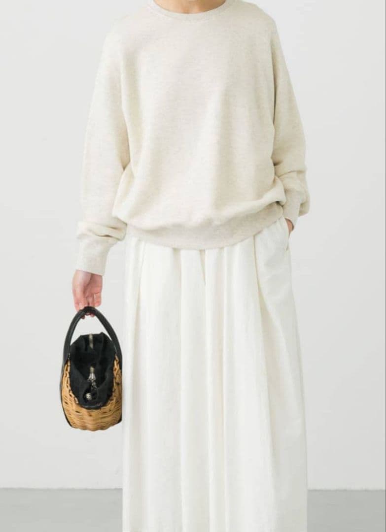 かぐれ コットンリヨセルスウェットプルオーバー トレーナー 日本製