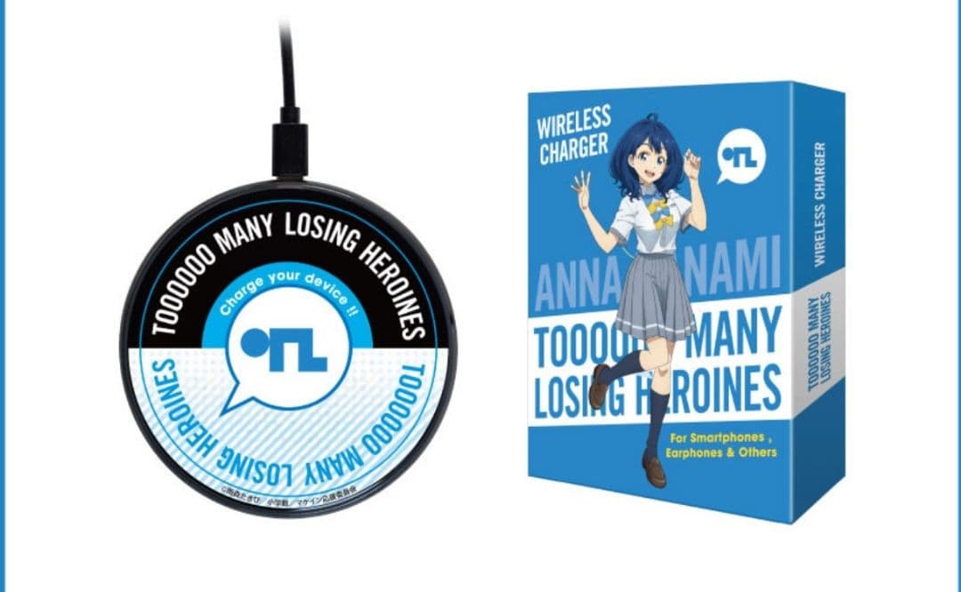 負けヒロインが多すぎる！八奈見杏菜イヤホン 専用充電器セット