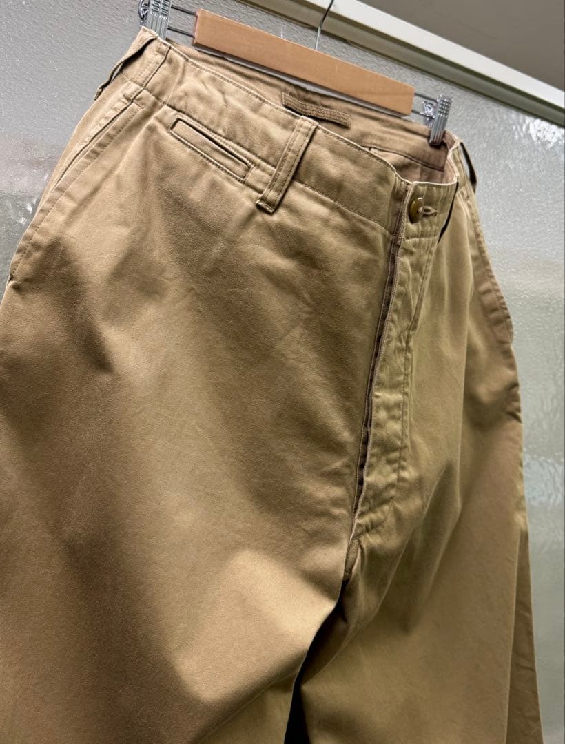 Nigel Cabourn ベーシックミリタリーチノ34 ベージュ