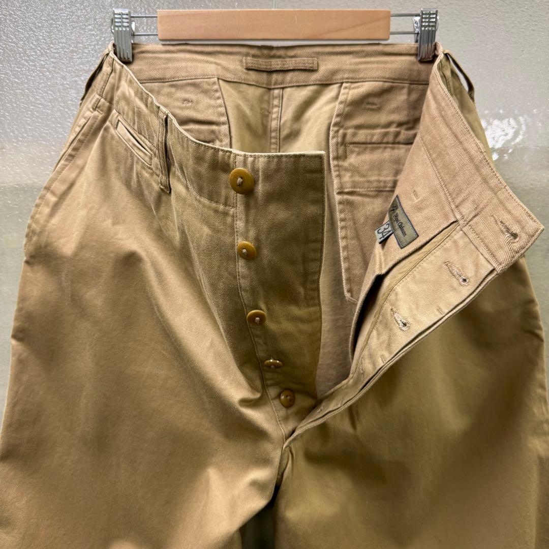 Nigel Cabourn ベーシックミリタリーチノ34 ベージュ