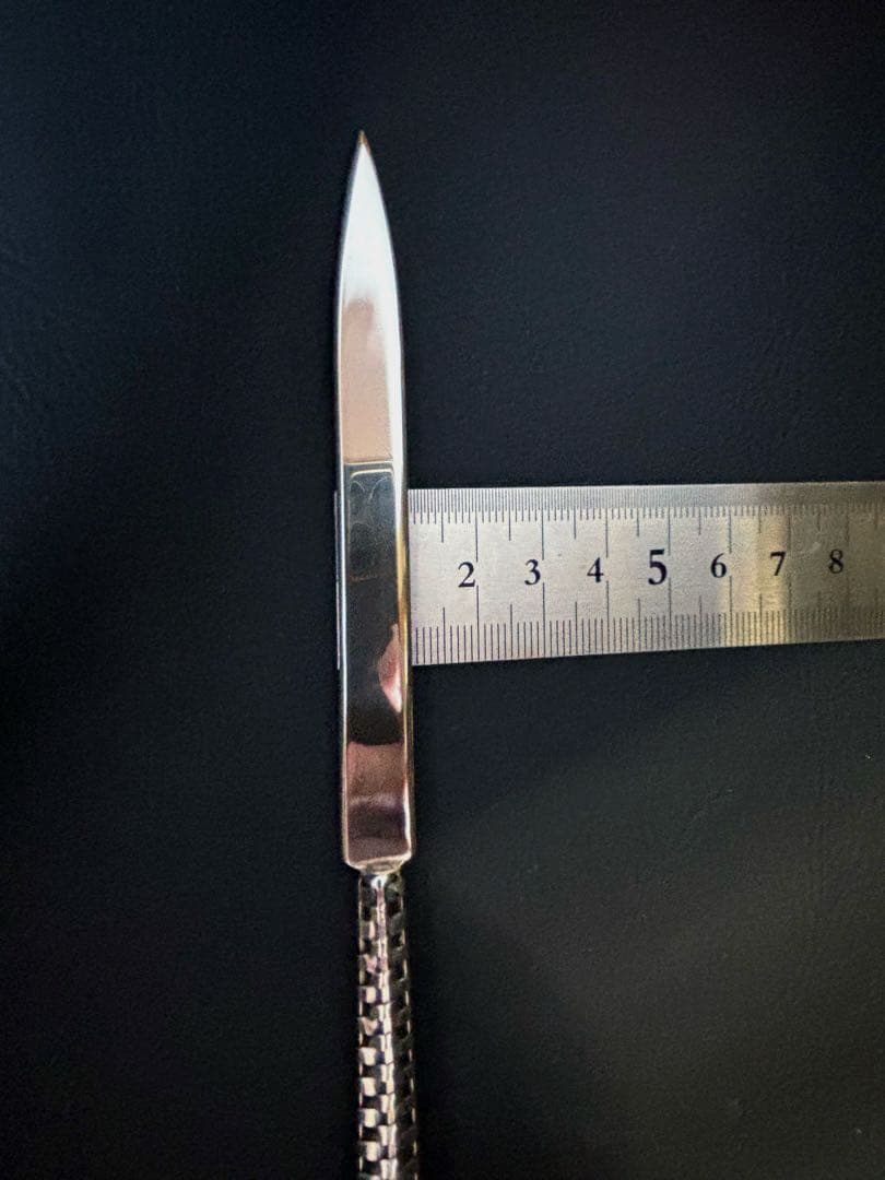 ニ*ル様 starring silver925 Mexico ペーパーナイフ　編