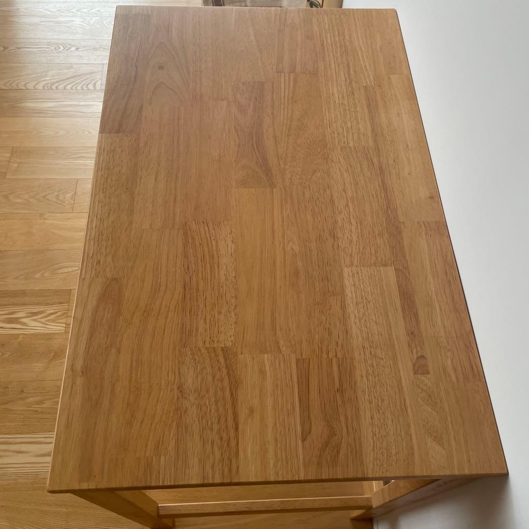 【無印良品】木製コンパクトデスク 約幅80×奥行50×高さ70cm