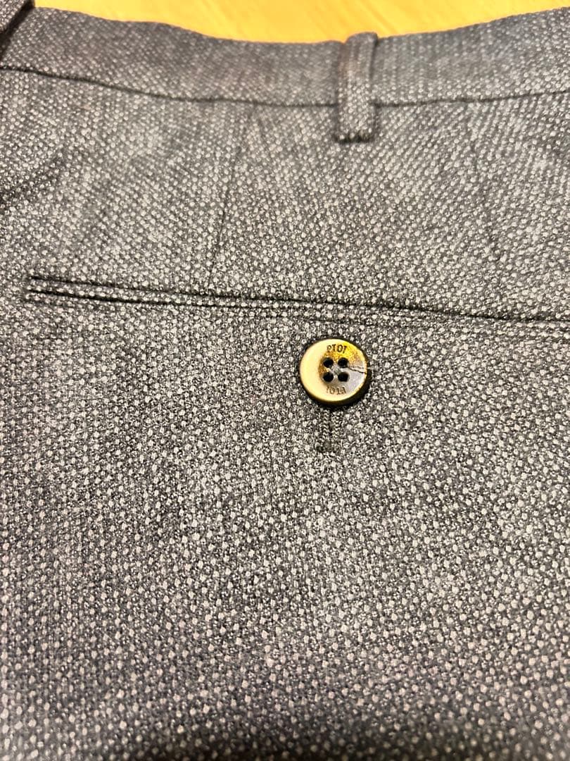 未使用　PT01 ウールツイード　バーズアイ　スーパー110s 54