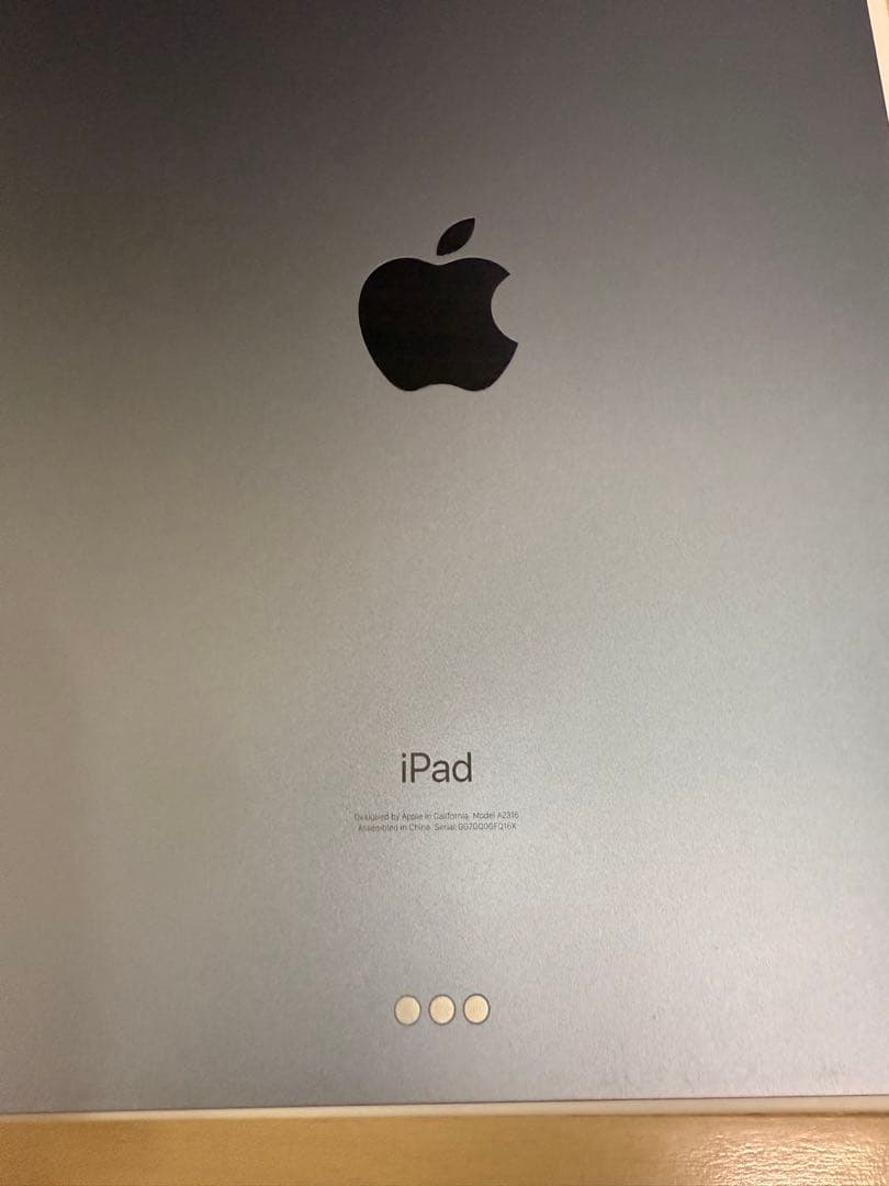 iPad Air第4世代 本体 256GB Wi-Fiモデル　スカイブルー90%