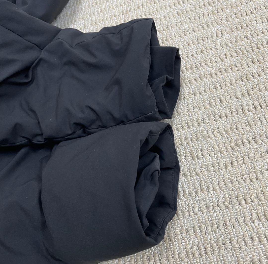 【美品】ユニクロ シームレスダウンパーカ 黒 サイズL