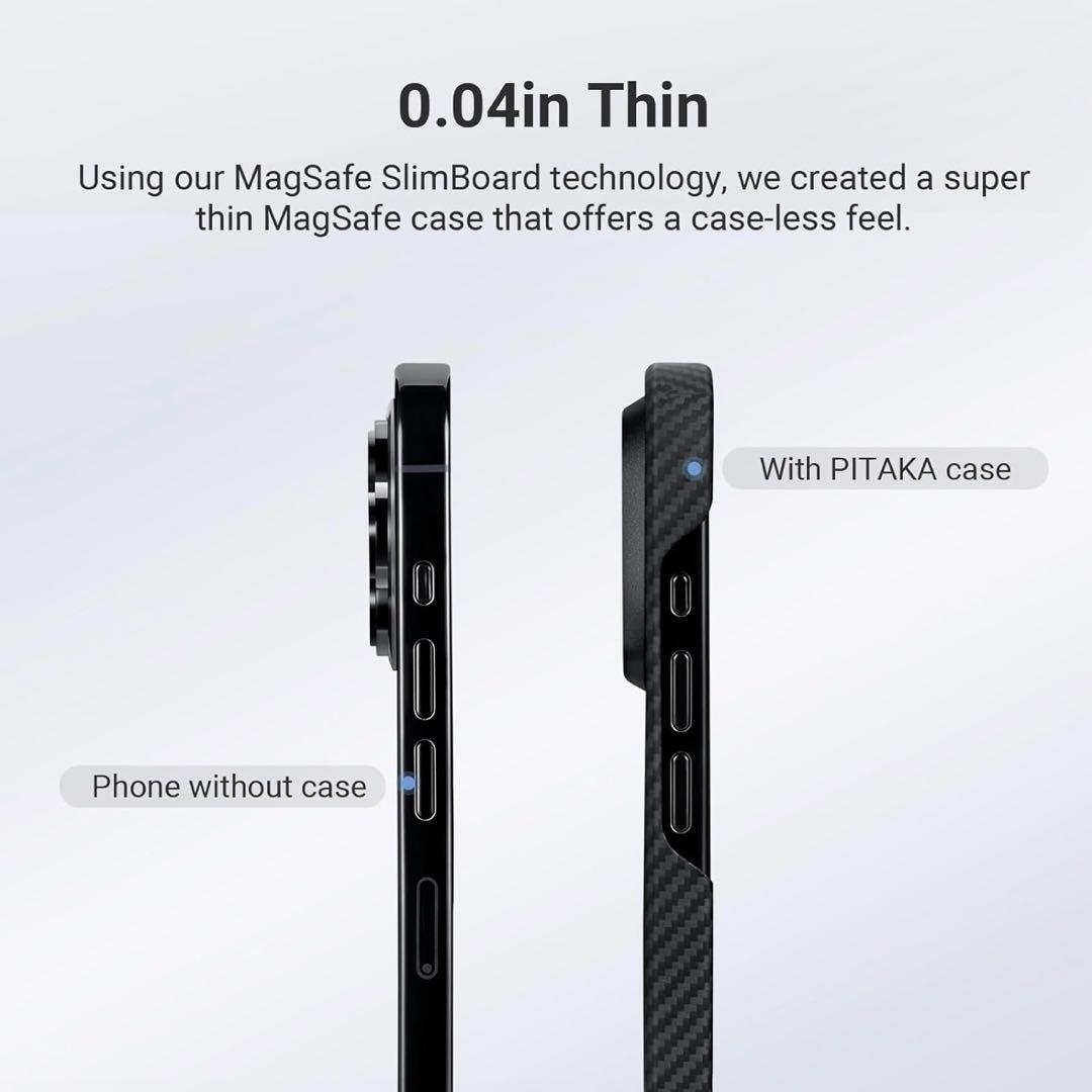 新品未使用　ピタカ　iPhone15ProMax用 MagSafe対応ケース