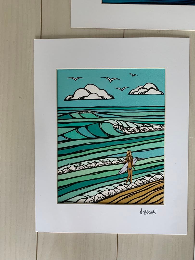 Heather Brown ヘザー・ブラウンの作品5点セット サーフアート